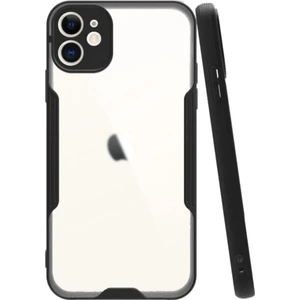 Apple iPhone 11 Kılıf Kamera Korumalı Colorful Kapak - Siyah
