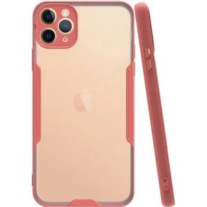 Apple iPhone 11 Pro Max Kılıf Kamera Korumalı Colorful Kapak - Pembe