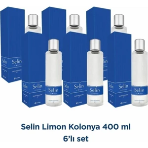 Limon Kolonyası Pet 400 ml 6'lı Set 80 Derece