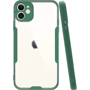 Apple iPhone 11 Kılıf Kamera Korumalı Colorful Kapak - Yeşil