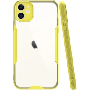 Apple iPhone 11 Kılıf Kamera Korumalı Colorful Kapak - Sarı