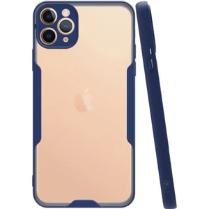Apple iPhone 11 Pro Max Kılıf Kamera Korumalı Colorful Kapak - Lacivert