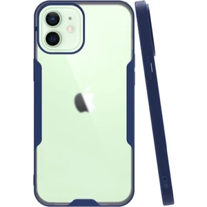 Apple iPhone 12 Kılıf Kamera Korumalı Colorful Kapak - Lacivert