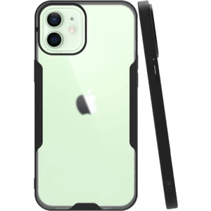 Apple iPhone 12 Kılıf Kamera Korumalı Colorful Kapak - Siyah