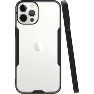 Apple iPhone 12 Pro Kılıf Kamera Korumalı Colorful Kapak - Siyah