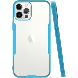 Apple iPhone 12 Pro Kılıf Kamera Korumalı Colorful Kapak - Mavi