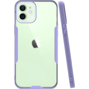 Apple iPhone 12 Kılıf Kamera Korumalı Colorful Kapak - Lila