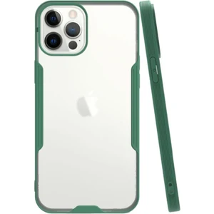 Apple iPhone 12 Pro Kılıf Kamera Korumalı Colorful Kapak - Yeşil