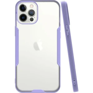 Apple iPhone 12 Pro Kılıf Kamera Korumalı Colorful Kapak - Lila