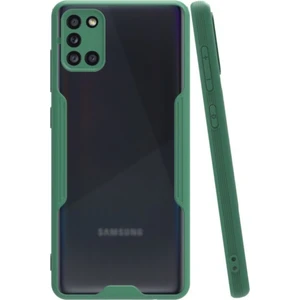 Samsung Galaxy A31 Kılıf Kamera Korumalı Colorful Kapak - Yeşil