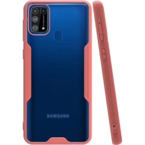 Samsung Galaxy M31 Kılıf Kamera Korumalı Colorful Kapak - Pembe