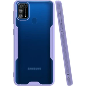 Samsung Galaxy M31 Kılıf Kamera Korumalı Colorful Kapak - Lila