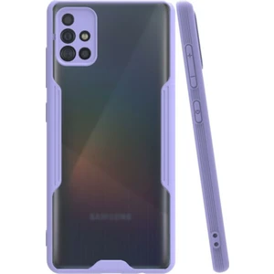 Samsung Galaxy M31S Kılıf Kamera Korumalı Colorful Kapak - Lila