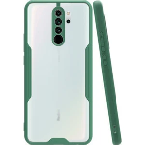 Xiaomi Redmi Note 8 Pro Kılıf Kamera Korumalı Colorful Kapak - Yeşil