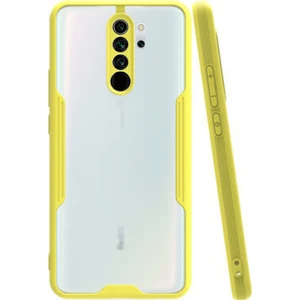 Xiaomi Redmi Note 8 Pro Kılıf Kamera Korumalı Colorful Kapak - Sarı