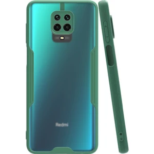 Xiaomi Redmi Note 9 Pro Kılıf Kamera Korumalı Colorful Kapak - Yeşil