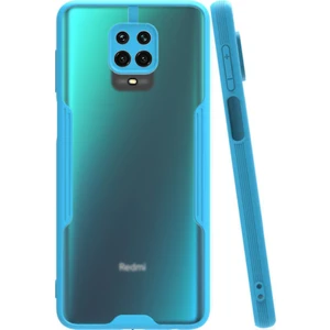 Xiaomi Redmi Note 9 Pro Kılıf Kamera Korumalı Colorful Kapak - Mavi