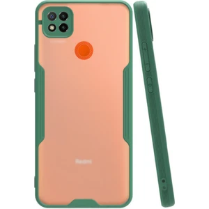 Xiaomi Redmi 9c Kılıf Kamera Korumalı Colorful Kapak - Yeşil