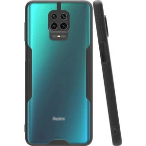 Xiaomi Redmi Note 9 Pro Kılıf Kamera Korumalı Colorful Kapak - Siyah