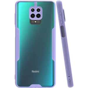Xiaomi Redmi Note 9 Pro Kılıf Kamera Korumalı Colorful Kapak - Lila