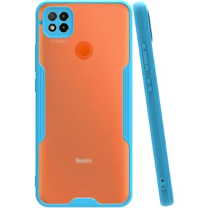 Xiaomi Redmi 9c Kılıf Kamera Korumalı Colorful Kapak - Mavi