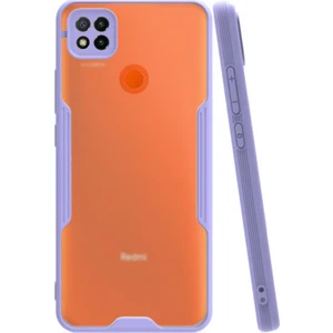 Xiaomi Redmi 9c Kılıf Kamera Korumalı Colorful Kapak - Lila
