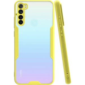 Xiaomi Redmi Note 8 Kılıf Kamera Korumalı Colorful Kapak - Sarı