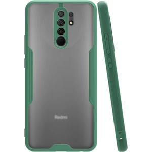 Xiaomi Redmi 9 Kılıf Kamera Korumalı Colorful Kapak - Yeşil