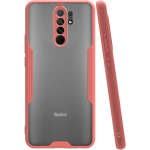 Xiaomi Redmi 9 Kılıf Kamera Korumalı Colorful Kapak - Pembe