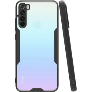 Xiaomi Redmi Note 8 Kılıf Kamera Korumalı Colorful Kapak - Siyah