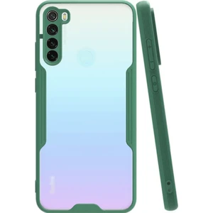 Xiaomi Redmi Note 8 Kılıf Kamera Korumalı Colorful Kapak - Yeşil