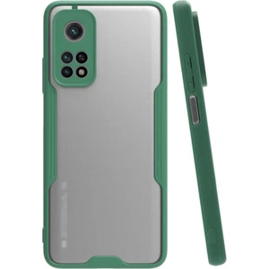Xiaomi Mi 10T Pro 5g Kılıf Kamera Korumalı Colorful Kapak - Yeşil