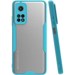 Xiaomi Mi 10T Pro 5g Kılıf Kamera Korumalı Colorful Kapak - Mavi