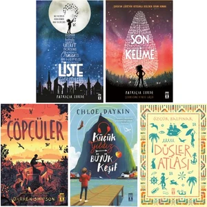 Genç Timaş 5 Kitap Set 5. 6. 7. 8. Sınıflar Ortaokul Okuma Kitapları / Liste - Son Kelime - Çöpçüler - Küçük Yıldız Büyük Keşif - Düşler Atlası