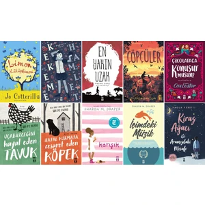 Genç Timaş 10 Kitap Set 5. 6. 7. 8. Sınıflar Ortaokul Okuma Kitapları / Limon Kütüphanesi , En Yakın Uzak - Içimdeki Müzik - Uçabileceğini Hayal Eden Tavuk - Kiraz Ağacı ile Aramızdaki Mesafe