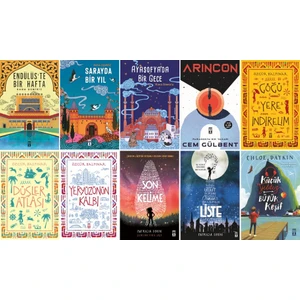 Genç Timaş 10 Kitap Set 5. 6. 7. 8. Sınıflar Ortaokul Okuma Kitapları / Endülüs'te Bir Hafta - Göğü Yere Indirelim - Liste - Son Kelime - Ayasofya'da Bir Gece - Düşler Atlası