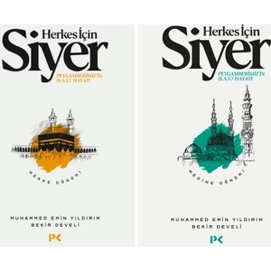 Herkes Için Siyer Peygamberimizin Hayatı 2 Kitap Set Muhammed Emin Yıldırım Bekir Develi - Mekke Dönemi - Medine Dönemi