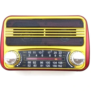 RT-310BT Bluetooth FM Radyo USB Ve TF Kart Destekli Şarjlı 13 cm Nostalji Müzik Kutusu