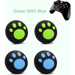 Xbox One 4 Adet Sevimli Pati Analog Başlığı Mavi