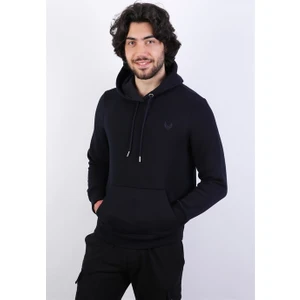 Erkek Kapüşonlu Lacivert Sweatshirt