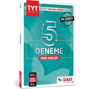 Sınav Yayınları TYT Konu Analizli 5 Deneme