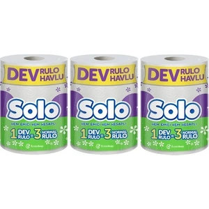 Dev Rulo Kağıt Havlu 3'lü