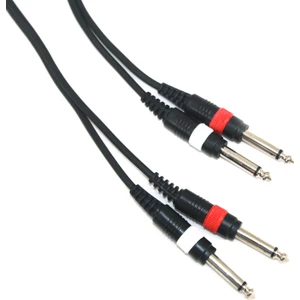 TKS-715 2x6.3mm Mono Erkek-Erkek Kablo 5mt