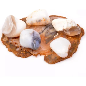 Taş Sandığı Opal Taşı Kütle - Süt Opal