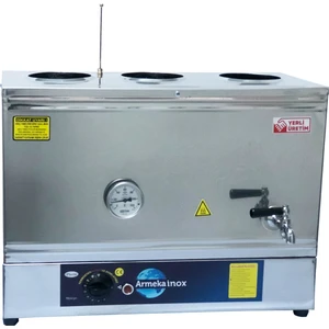 Platin 40 Litre Elektrikli Pleytsiz Çay Kazanı & Kahveci Kazanı & Kahve ve Çay Ocağı Inox