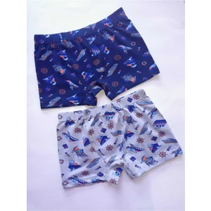 Erkek Çocuk Desenli Boxer 12 Adet - 1013