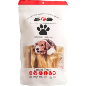 SFS  Köpek Ödülü Kuzu Kulak 6 Adet