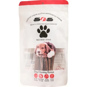 SFS Doğal Kurutulmuş Köpek Ödülü İnek Memesi 100 g