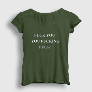 Kadın Haki Fyou V2 Shameless T-Shirt