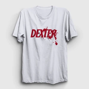 Unisex Beyaz Logo Dexter T-Shirt